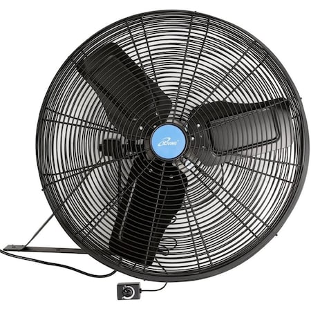 Iliving Fan, Wall, Ceiling Mount, 24 in Blade Dia, 115V ILG8W24-51EC